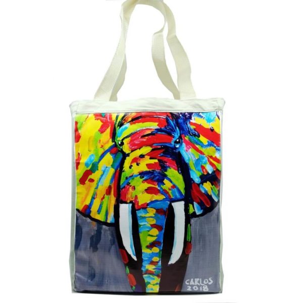 Eco Bag "Colorful Elephant" picture